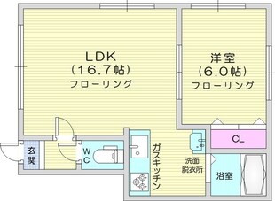 麻生駅 徒歩4分 1階の物件間取画像